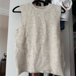 Vero Moda Beige Sleeveless Sweater